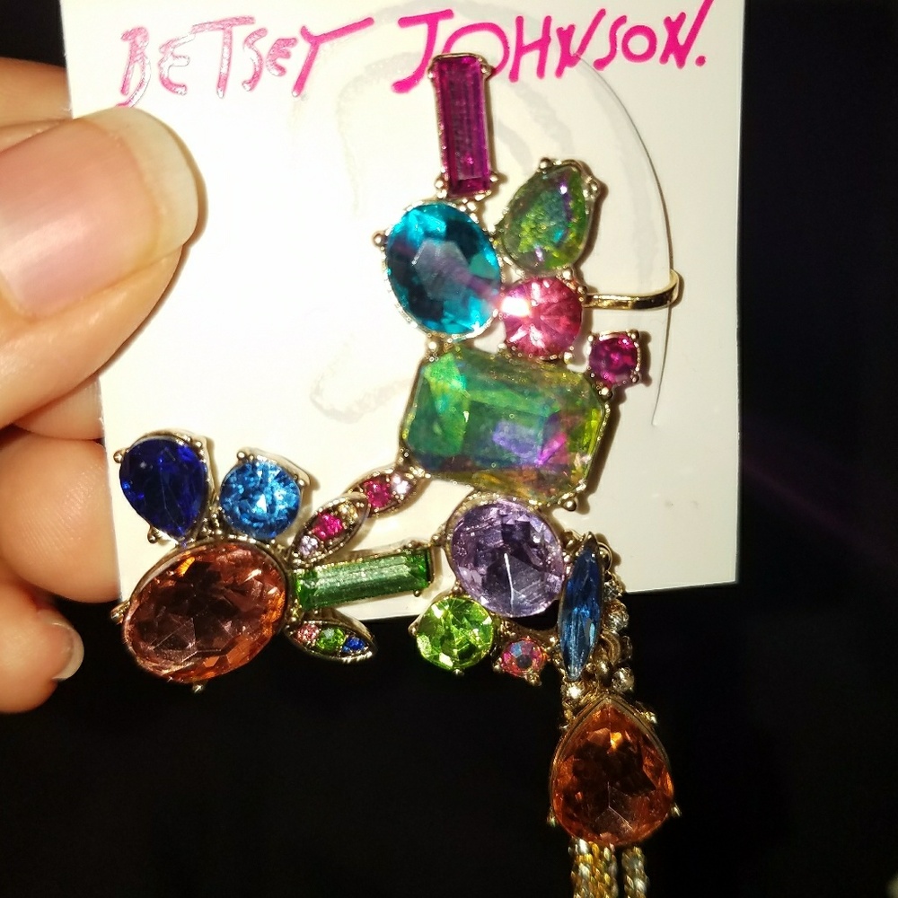 Betsey Johnson "Blooming Betsey" mismatch cuff